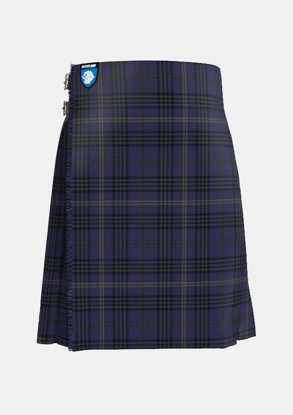 Traditional_Cassidy_tartan_kilt_front_image_with_pleated_design_and_adjustable_buckles_for_men