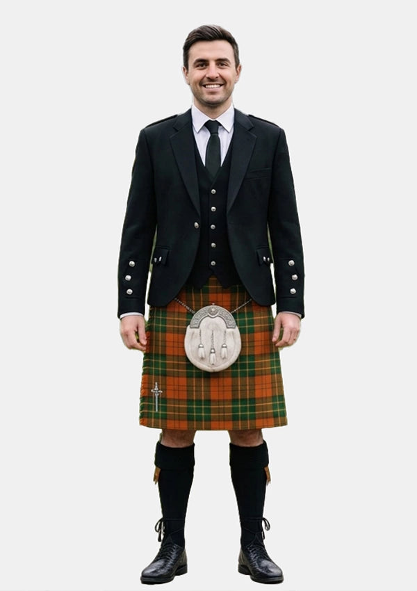 Traditional_Celtic_Combat_tartan_7160_Kilt_and_Argyle_Jacket_Kilt_Outfits_front_image
