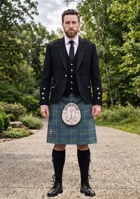 Traditional_Chambers_Bay_Tartan_11350_Kilt_and_Argyle_Jacket_Kilt_Outfit_front_image