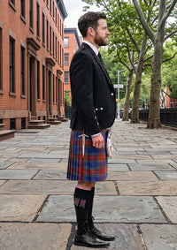 Traditional_Chinese_Scottish_Tartan_6807_Kilt_and_Argyle_Jacket_Kilt_Outfit_right_image