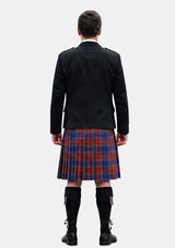 Traditional_Chinese_Scottish_Tartan_6807_Kilt_and_Argyle_Jacket_Kilt_Outfits_back_image