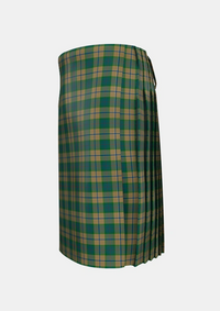 Traditional_Chisholm_Colonial_Tartan_7791_kilt_left_image_with_pleated_design_and_adjustable_buckles_for_men