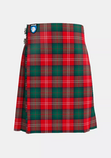 Traditional_Chisholm_Red_tartan_kilt_front_image_with_pleated_design_and_adjustable_buckles_for_men