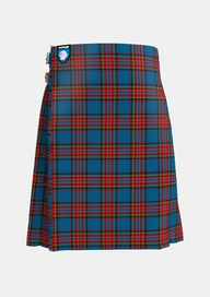 Traditional_City_of_Barrie_Tartan_kilt_front_image_with_pleated_design_and_adjustable_buckles_for_men