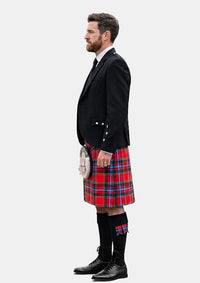 Traditional_Clan_Drummond_tartan_Kilt_and_Argyle_Jacket_Kilt_Outfits_left_image