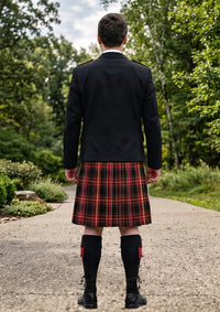Traditional_Clan_Firefighter_Tartan_Kilt_and_Argyle_Jacket_Kilt_Outfit_back_image