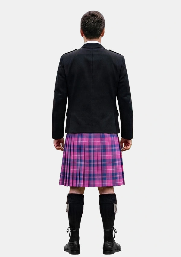 Traditional_Clan_Glencoe_Tartan_Kilt_and_Argyle_Jacket_Kilt_Outfits_back_image