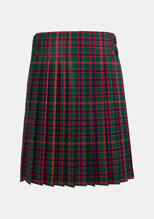 Traditional_Clan_Hall_Tartan_kilt_back_image_with_pleated_design_and_adjustable_buckles_for_men