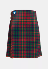 Traditional_Clan_Hall_Tartan_kilt_front_image_with_pleated_design_and_adjustable_buckles_for_men