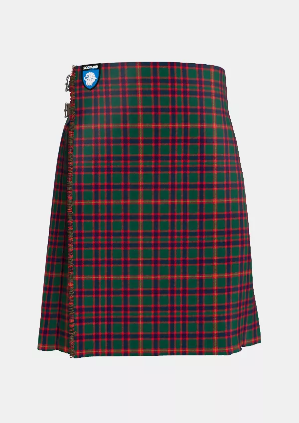 Traditional_Clan_Hall_Tartan_kilt_front_image_with_pleated_design_and_adjustable_buckles_for_men