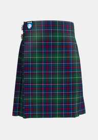 Traditional_Clan_Irwin_Association_Tartan_kilt_12895_front_image_with_pleated_design_and_adjustable_buckles_for_men