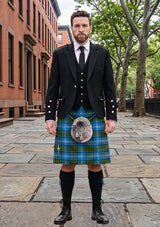 Traditional_Clan_Kirkpatrick_Society_Tartan_15143_Kilt_and_Argyle_Jacket_Kilt_Outfit_front_image