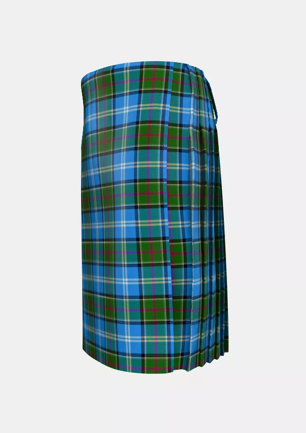 Traditional_Clan_Kirkpatrick_Society_Tartan_15143_kilt_left_image_with_pleated_design_and_adjustable_buckles_for_men