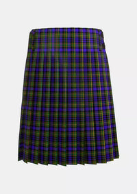 Traditional_Clan_MacLellan_Tartan_kilt_back_image_with_pleated_design_and_adjustable_buckles_for_men