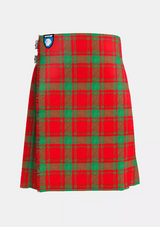 Traditional_Clan_MacQuarrie_Tartan_kilt_front_image_with_pleated_design_and_adjustable_buckles_for_men