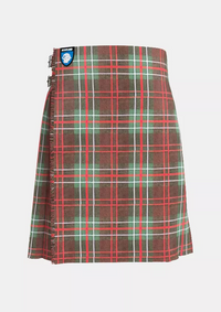 Traditional_Clan_McDermott_Tartan_kilt_front_image_with_pleated_design_and_adjustable_buckles_for_men