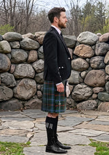 Traditional_Clan_McKean_Tartan_Kilt_and_Argyle_Jacket_Kilt_Outfit_right_image