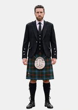Traditional_Clan_McKean_Tartan_Kilt_and_Argyle_Jacket_Kilt_Outfits_front_image