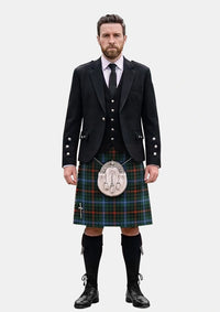 Traditional_Clan_McKean_Tartan_Kilt_and_Argyle_Jacket_Kilt_Outfits_front_image