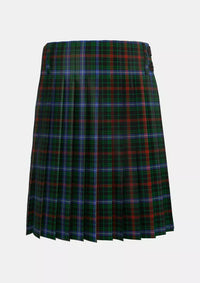 Traditional_Clan_McKean_Tartan_kilt_back_image_with_pleated_design_and_adjustable_buckles_for_men