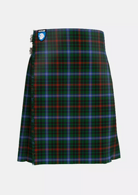 Traditional_Clan_McKean_Tartan_kilt_front_image_with_pleated_design_and_adjustable_buckles_for_men