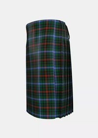 Traditional_Clan_McKean_Tartan_kilt_left_image_with_pleated_design_and_adjustable_buckles_for_men