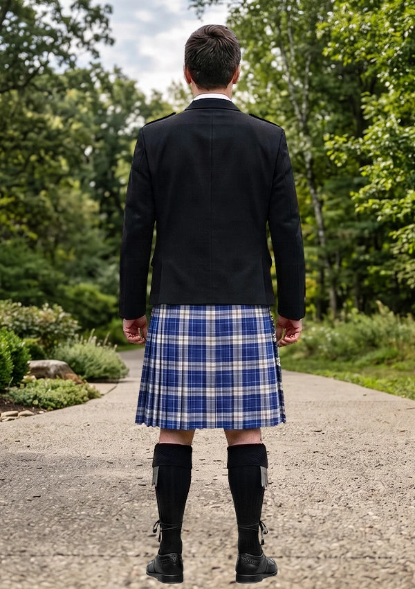 Traditional_Clan_Strathclyde_Tartan_Kilt_and_Argyle_Jacket_Kilt_Outfit_back_image