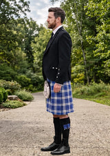 Traditional_Clan_Strathclyde_Tartan_Kilt_and_Argyle_Jacket_Kilt_Outfit_left_image