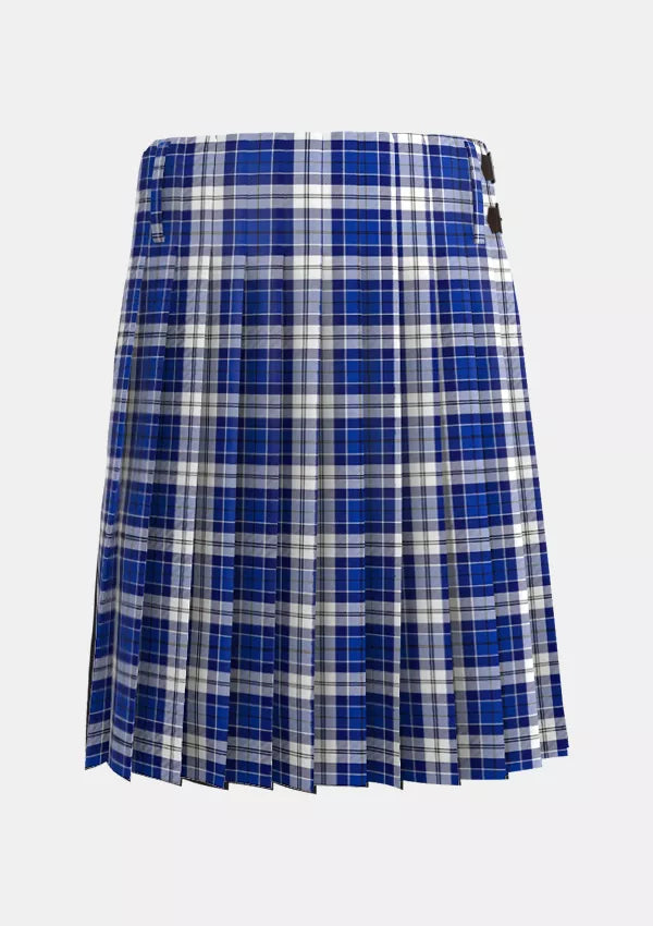 Traditional_Clan_Strathclyde_Tartan_kilt_back_image_with_pleated_design_and_adjustable_buckles_for_men