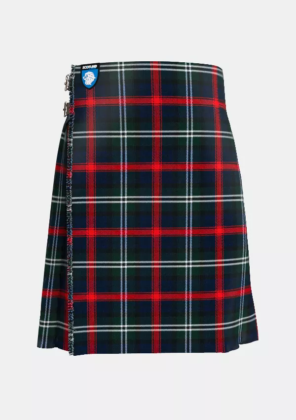 Traditional_Clan_Sutherland_Tartan_kilt_front_image_with_pleated_design_and_adjustable_buckles_for_men