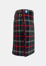 Traditional_Clan_Sutherland_Tartan_kilt_right_image_with_pleated_design_and_adjustable_buckles_for_men