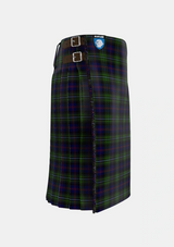 Traditional_Clark_of_Ulva_Tartan_246_kilt_right_image_with_pleated_design_and_adjustable_buckles_for_men