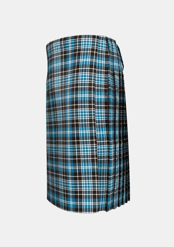 Traditional_Clark_tartan_left_image_with_pleated_design_and_adjustable_buckles_for_men