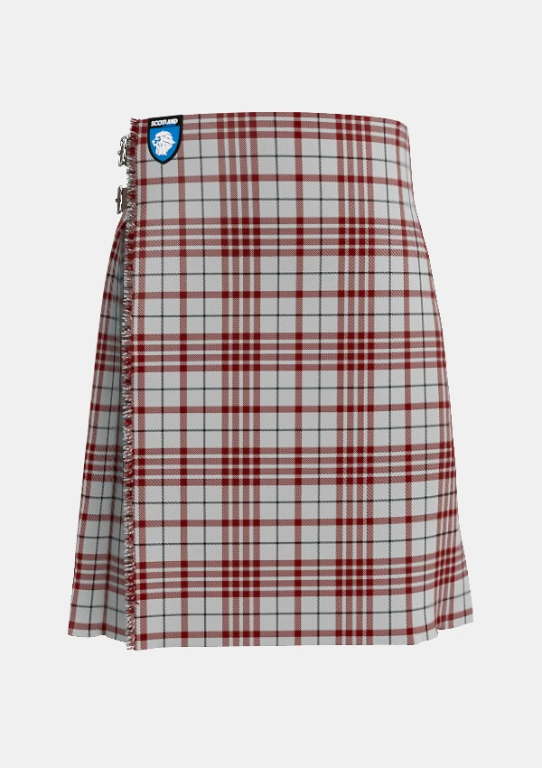 Traditional_Clayton_Dress_Tartan_kilt_4529_front_image_with_pleated_design_and_adjustable_buckles_for_men