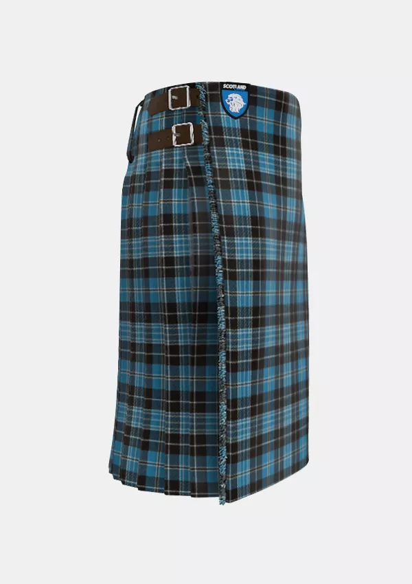 Traditional_Clergy_Ancient_Tartan_kilt_right_image_with_pleated_design_and_adjustable_buckles_for_men