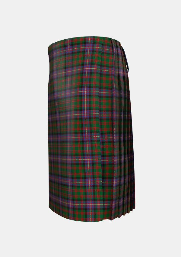 Traditional_Cochrane_1974_Tartan_977_kilt_left_image_with_pleated_design_and_adjustable_buckles_for_men