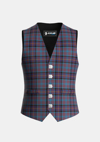 Traditional_Cochrane_Azure_Tartan_485_Waistcoat_front_image