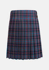Traditional_Cochrane_Azure_Tartan_485_kilt_back_image_with_pleated_design_and_adjustable_buckles_for_men