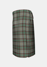 Traditional_Cochrane_Hunting_Tartan_11165_kilt_left_image_with_pleated_design_and_adjustable_buckles_for_men