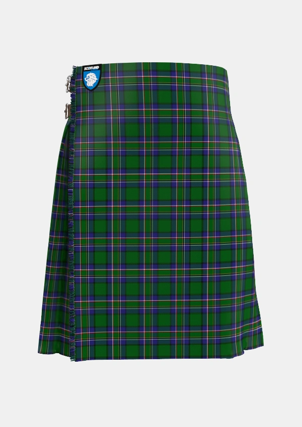 Traditional_Cockburn_Old_Pattern_Tartan_1578_kilt_front_image_with_pleated_design_and_adjustable_buckles_for_men