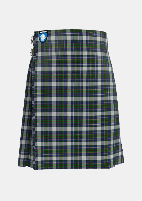 Traditional_Cockburn_of_Ormiston_Dress_Tartan_1579_kilt_front_image_with_pleated_design_and_adjustable_buckles_for_men