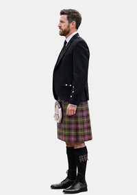 Traditional_Coffield_Limesand_Tartan_Kilt_and_Argyle_Jacket_Kilt_Outfits_left_image