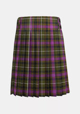 Traditional_Coffield_Limesand_Tartan_kilt_back_image_with_pleated_design_and_adjustable_buckles_for_men