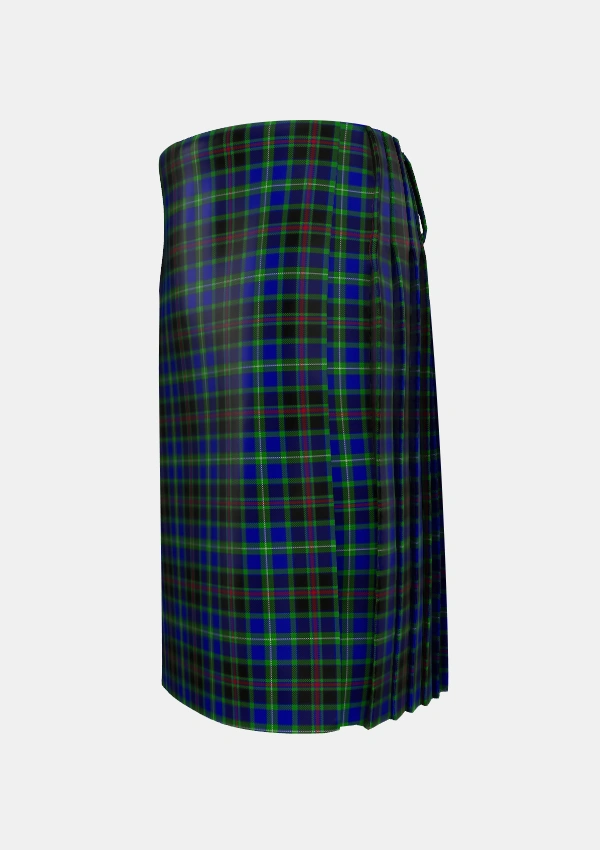 Traditional_Colgan_Personal_Tartan_2403_kilt_left_image_with_pleated_design_and_adjustable_buckles_for_men