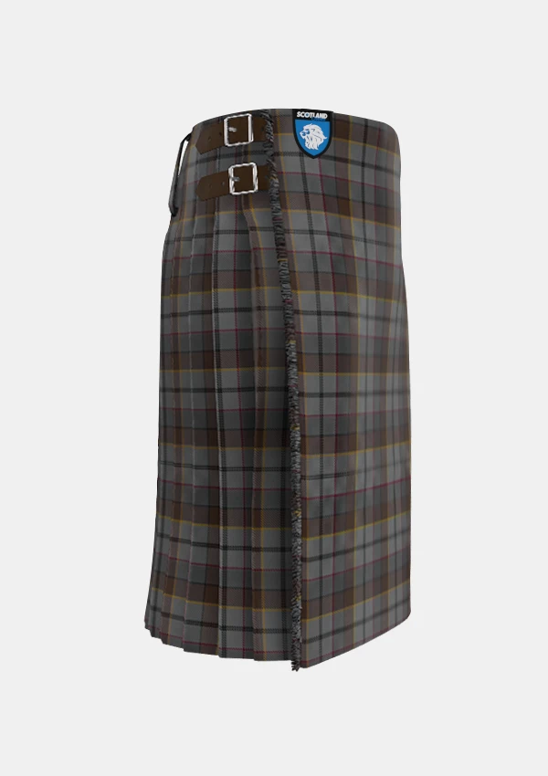 Traditional_Collier__Francis_Tartan_kilt_right_image_with_pleated_design_and_adjustable_buckles_for_men