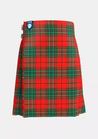 Traditional_Comyn_Ancient_Tartan_kilt_front_image_with_pleated_design_and_adjustable_buckles_for_men