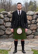 Traditional_Connell_Tartan_3066_Kilt_and_Argyle_Jacket_Kilt_Outfit_front_image