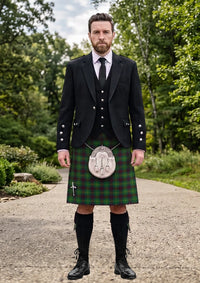 Traditional_Connolly_Hunting_Tartan_Kilt_and_Argyle_Jacket_Kilt_Outfit_front_image