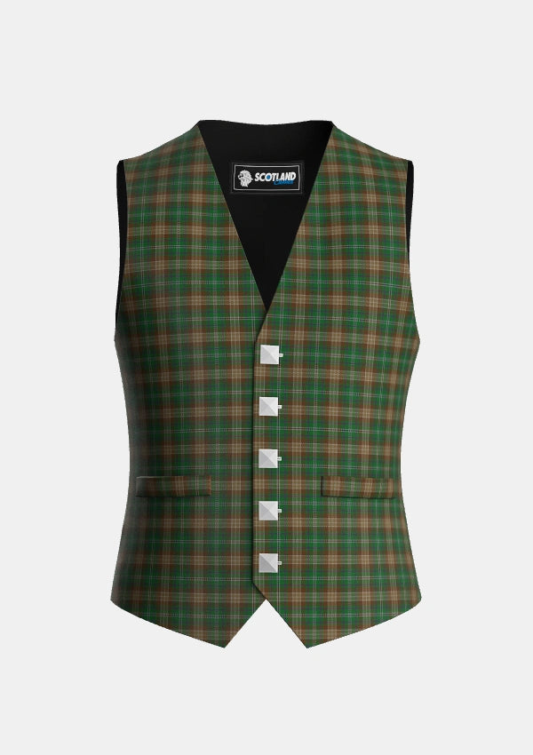 Traditional_Corcoran_of_Sherbrooke_Personal_Tartan_4584_Waistcoat_front_image