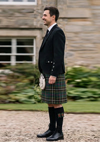 Traditional_Cornish_Hunting_tartan_1568_Kilt_and_Argyle_Jacket_Kilt_Outfit_left_image